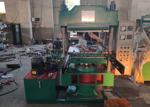 Quality Rubber Coated Dumbbells Hydraulic Vulcanizing Press Machine for sale
