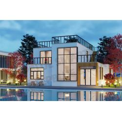China Energy Saving Affordable Prefab House Steel Structure Villa Prefabricated Villas for sale