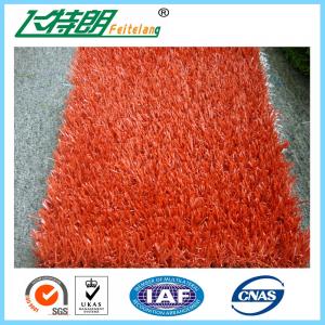 Decorative Artificial Lawn Grass Landscaping / Plastic Grass Carpet 9000 Dtex