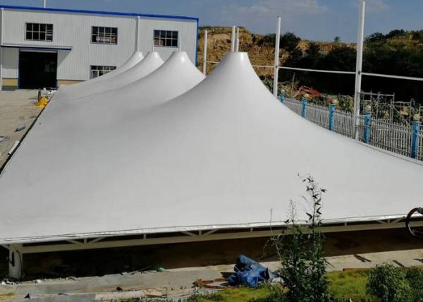 Quality Tear Resistance PVC Membrane Structure For Building Roof Cut The Cost for sale