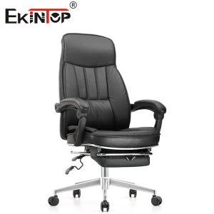 China Contemporary 360 Swivel Black Leather Chair For Office Furniture on sale