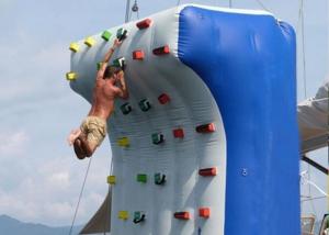 Wholesale Crazy Artificial Blow Up Rock Climbing Wall Inflatable Rock Climbing Wall from china suppliers