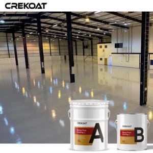 China Polyaspartic Industrial Epoxy Floor Coating Longer Service Life MSDS on sale