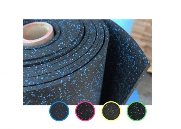Quality Accessories For Gym Fitness Use , Shock Absorbing Noise Reduction Rubber Flooring for sale