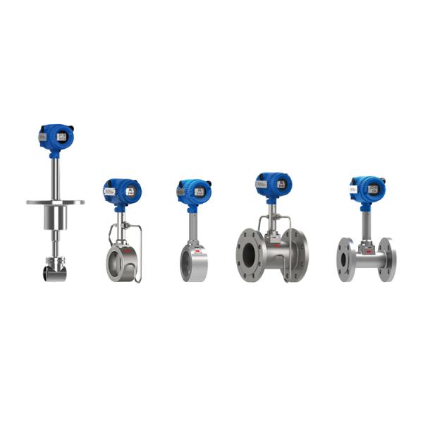 GMF603-D HART RS-485 DN15~DN300 mm Bluetooth stainless steel LCD high-pressure mulit-parameter vortex flowmeter