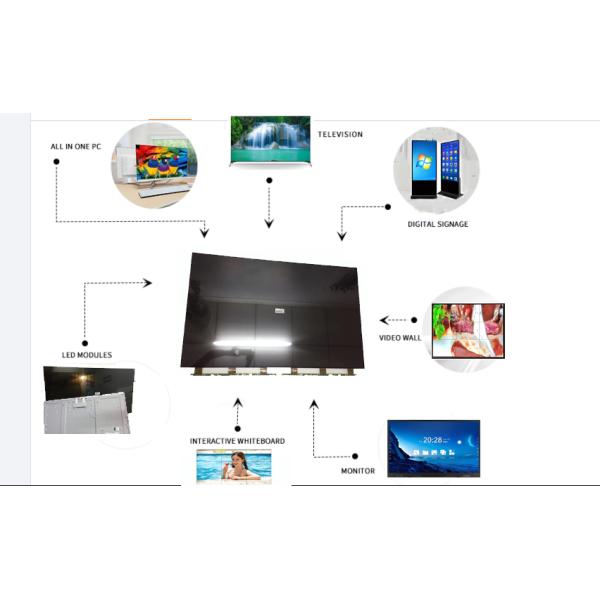 ST645D02-A Lcd Tv Screen Panel 55 Inch 65 Inch HD Smart TV Glass Panel