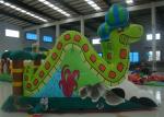 Mini Snake Style Commercial Inflatable Water Slides 0.55mm Pvc Tarpaulin Safe