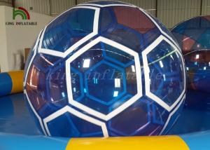 Wholesale 1.0 mm Transparent PVC / PTU Inflatable Soccer Ball Blow Up Walking On Water Ball from china suppliers