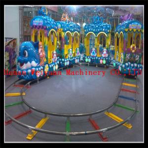 Wholesale new model 5 couches 18 seats  electric track train, under sea world train ride for sale from china suppliers