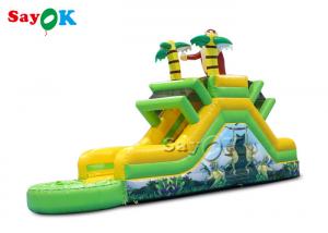 China Water Slide Bounce House Portable Inflatable Bouncer Slide Gorilla Themed Blow Up Water Slide on sale