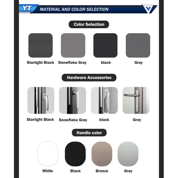 Aluminum Alloy Folding Window Stainless Steel Screen Netting UV Protection Soundproof Features Modern Design Customizable Sizes
