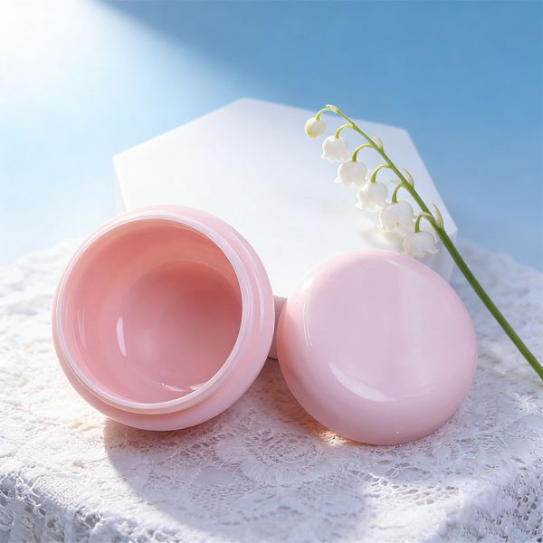 Oval PP Face Cream Jar Cosmetics Skin Care Container Empty Face Cream Jar 20g
