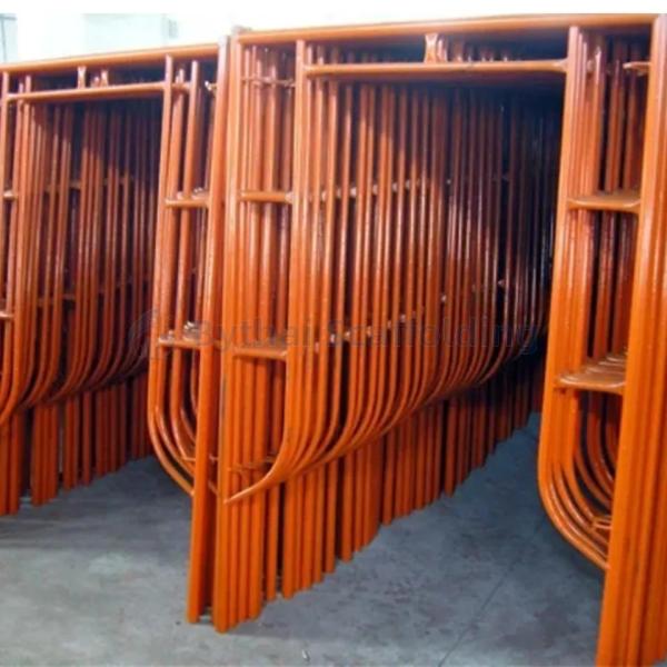 Fabricated Modular Scaffold Double H Type Step Ladder Frame Mason System