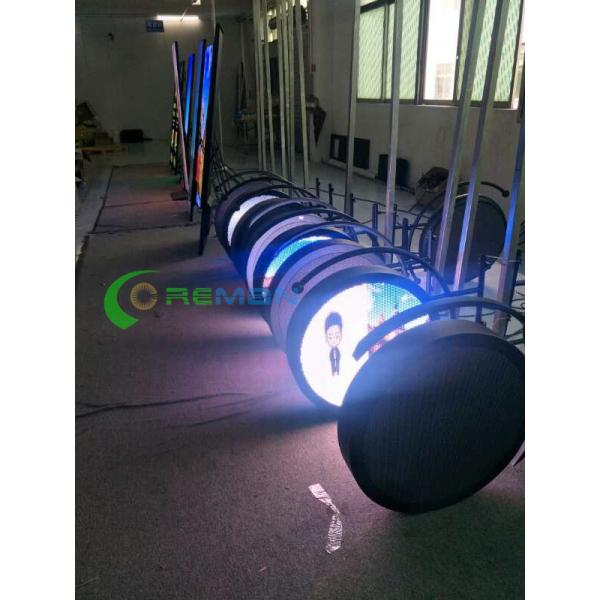 3D Irregular LED Display Double Faces , SMD P8 P4 P4 Indoor LED Display 600X600mm