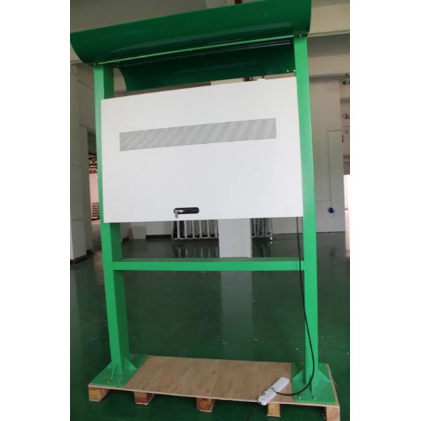 49-inch Custom Horizontal Screen Green Double-Column Digital Signage Awning Smart Rainproof outdoor lcd advertising display