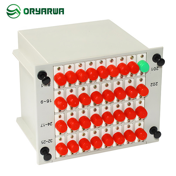 FC UPC 1x32 Fiber Optic Cassette PLC Splitter Low Insertion Loss