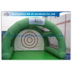 China Green Paintball Enclosures Durable Inflatable Sports Dome Tent for Interactive Sports for sale
