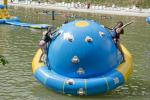 Logo Printing Customized Inflatable Water Sport / Aquapark For Lake PVC