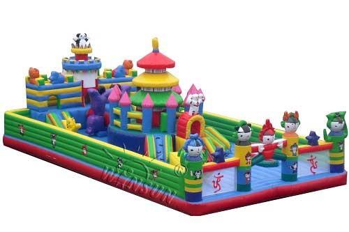 Quality Lucky Olympic Theme Inflatable Theme Park / Playground For Children for sale