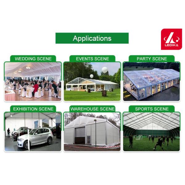 Outdoor Customized Aluminum Structure Tent For Trade Show Wedding Party