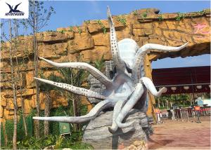Wholesale Outdoor Artificial Life Size Fiberglass Statues Octopus Models Amusement Park Equipment from china suppliers
