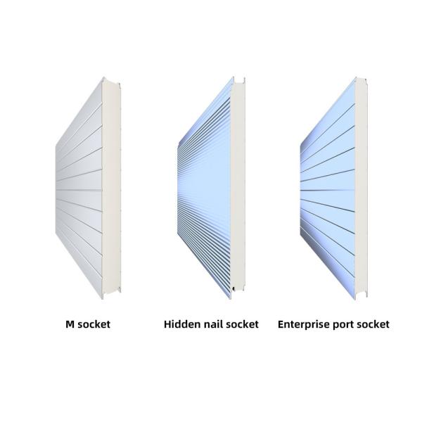 Fireproof B1/B2 Polyurethane Cold Room Panel For Insulated Safe Secure Storage PU sandwich panel and Customizable PIR Sandwich Panel for Cold Rooms