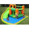 Buy cheap 0.55mm Tarpaulin Plato Pool Slide Inflatable Water Parks from wholesalers