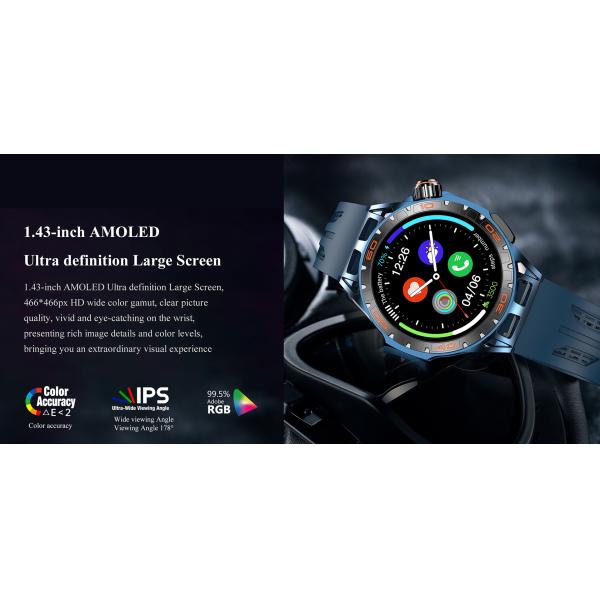 Step Counter Smart Tracker Watch Music Control Bluetooth Call
