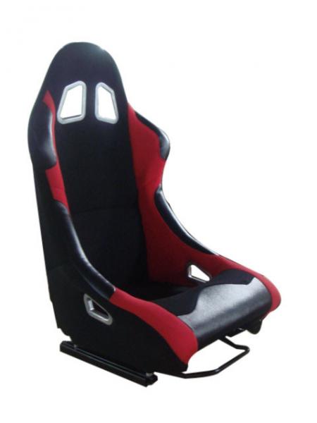 Quality Black And Red Racing Seats With Single Slider / Sports Bucket Seats for sale