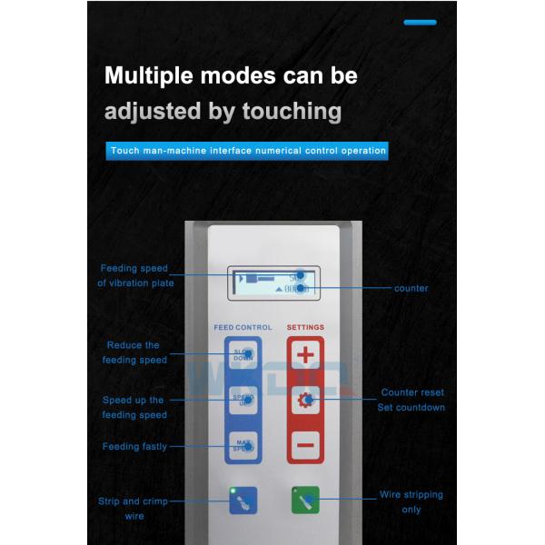 2.5mm² Automatic Wire End Ferrules Stripping Crimping Machine