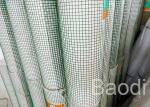 Square Grid Green Garden Fencing Roll , PVC Coated Chicken Wire Fence 30 M