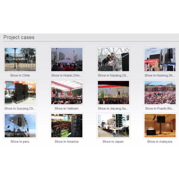 2 Way High Fidelity Conference Room Speakers Powered Loudspeaker Box