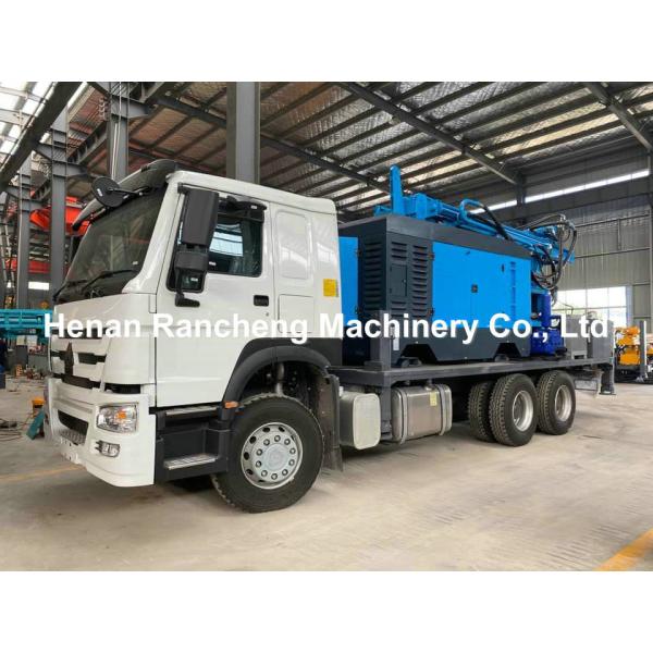450m Depth Hydraulic Water Well Drilling Rig Truck 266HP Load Vehicle Engine
