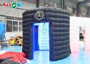 China Oxford Cloth Inflatable Photo Booth Enclosure Backdrop Portable Inflatable 360 Circular Photo Booth on sale