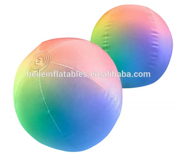 LED inflatable outdoor glowing beach ball
