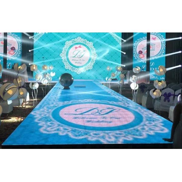 Dance Floor Full Color LED Display Screen High Refresh 3D Sensitive
