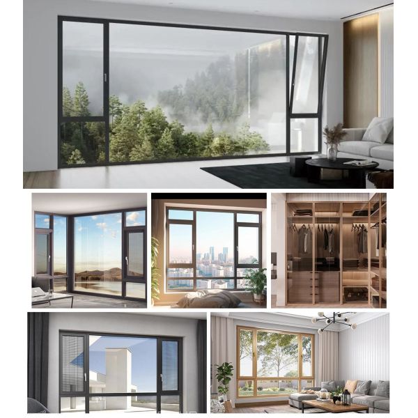 6063 T4 Aluminium Window Profiles 3m-6m Length Or Customized