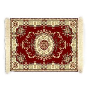 Wholesale Stock Mini Woven Carpet Rubber Mouse Pad With Fringe For Desktop Pc Laptop Computer from china suppliers