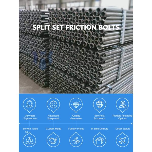Split Set Rock Bolts for Slope Stabilization and Underground Mining in ...