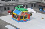 Commercial Giant Bouncy Castle Funny Construction Car / Truck Inflatable Bounce