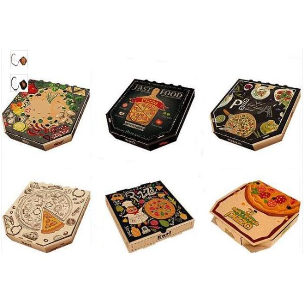 Hot Product Custom Printing Paper Cake Box ,High Quality Handle Pizza Boxes,Logo printed paper pizza packing box in chea
