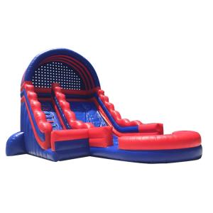 Wholesale Adults PVC Inflatable Water Slides With Big Swimming Pool from china suppliers