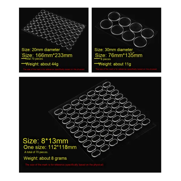 Customized Transparent Acrylic Glue Traceless Dot Glue Strong Adhesive Double-Sided Tape for Spring Festival Couplets Resin