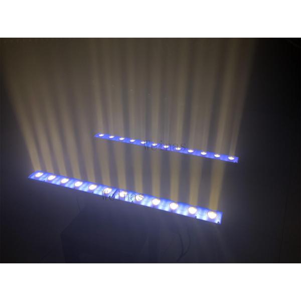 Warm White LED Blinder Color Bar Light 0.3W 72PCS RGB Background Color