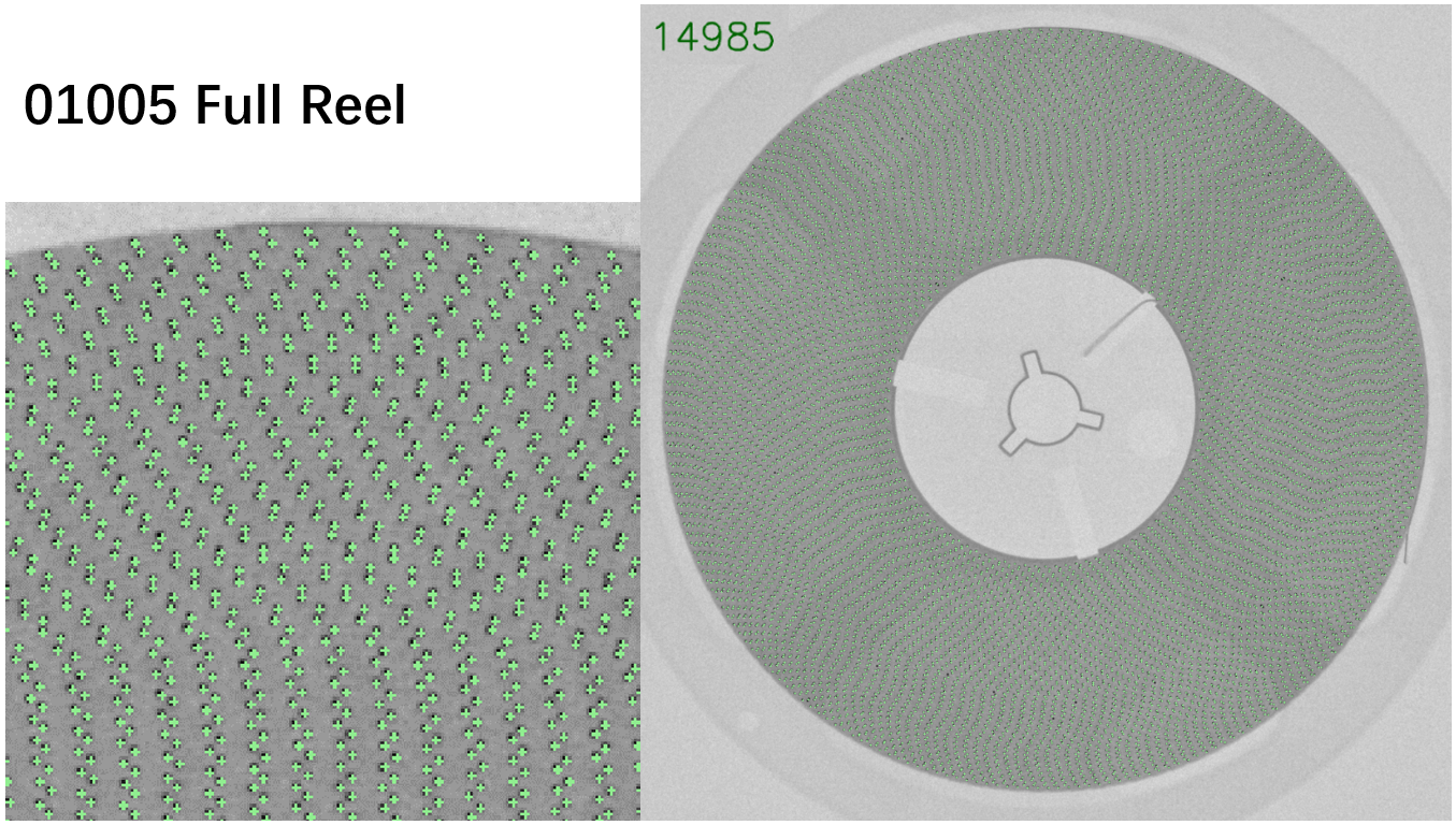 X-ray Parts Counter with AI deep learning and Cloud Database Integration