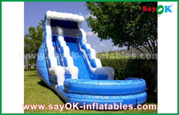 Commercial Inflatable Slide 9.5*7.5*6.5m Colorful Inflatable Bouncer Slide With Climbing Wall For Amusement Park