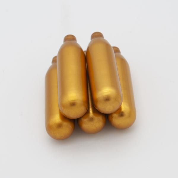 Silvery 100 Pack 8g Whip Cream Chargers Electroplating