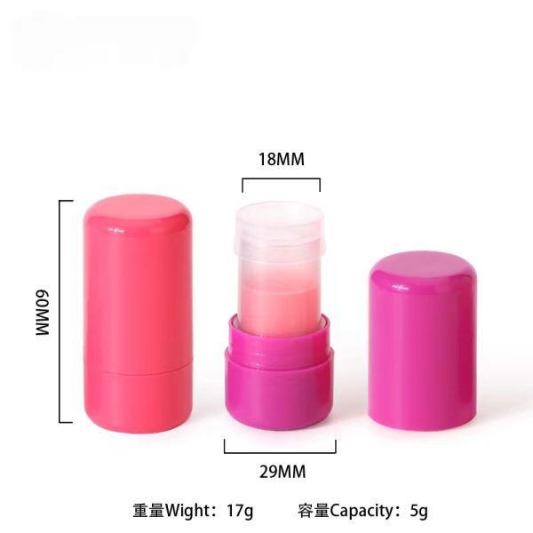 Stylish Design 5ml Lip Gloss Tube with Customized Colors for Precise Application