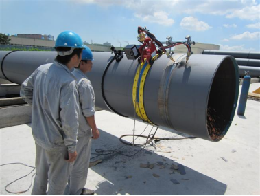 High Efficiency Crawling-Type CNC Pipe Intersection Cutting Machine