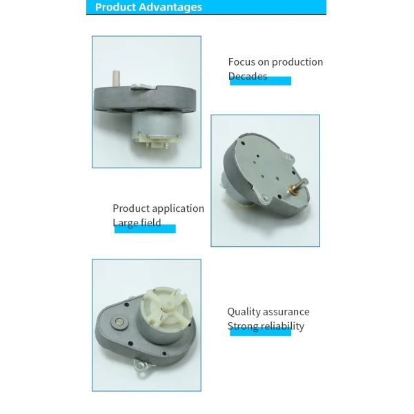FT-48OGM500 Electric Motor Excellent Quality Big Torque High Efficiency Silent 5v6v12v 24v Mini Slow Speed Rpm Spur Gear Motor